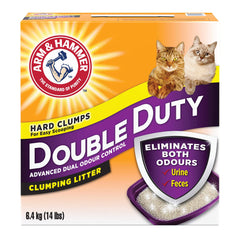 Arm & Hammer Double Duty Litière, sac 6,4 kg, prêt à l'emploi pour contrôle des odeurs.