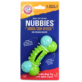 Jouet Arm & Hammer Nubbies Duality en forme d’os, adapté aux chiens modérément actifs pour mâcher.