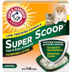 Arm & Hammer Super Scoop litière agglomerante parfum frais et 14 lb.