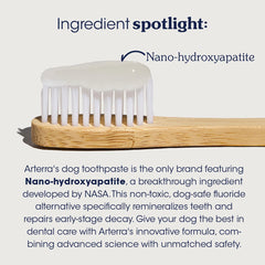 Dentifrice Arterra Pet Science — texture gel douce pour brossage