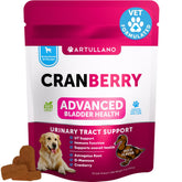 Artullano Dog UT Treats – bouchées cranberry douces soutiennent l'équilibre urinaire quotidien.