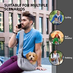 ARZQUT porte-chat sangle avec poches intégrées, pratique pour les essentiels.