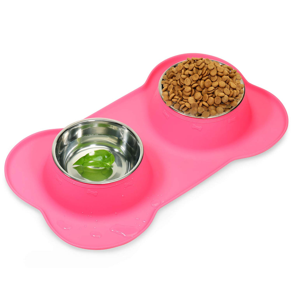 AsFrost gamelles inox pour petits chiens, durables et faciles à nettoyer.