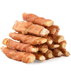 ASMPET friandises poulet-enrobe-cartilage-boeuf : goût savoureux pour récompenser votre chien.