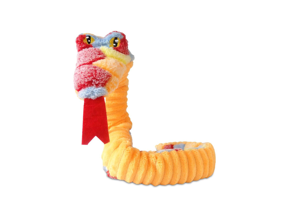 Jouet serpent ASPCA en peluche avec sifflement, stimulation ludique pour chien