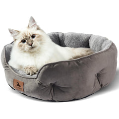 Asvin lit-chat-interieur-gris, cocon sûr pour chat d interieur