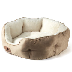 Asvin lit-petit-chien-sherpa-doux offre un cocon moelleux pour se blottir et se détendre.