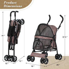 Poussette Athena avec pare-soleil intégré pour protéger votre animal.