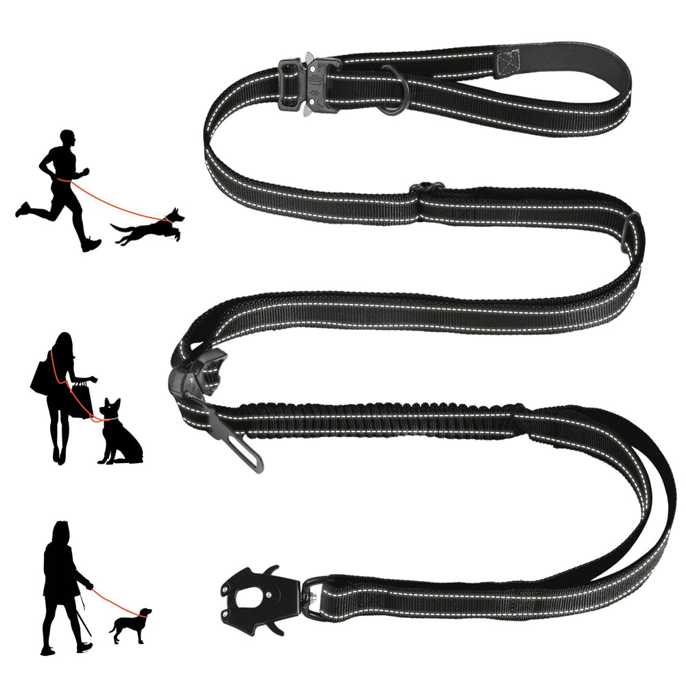 Laisse Atiansen avec poignée rembourrée pour un confort durable lors des promenades.