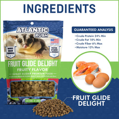 Atlantic Rush Fruit Glide Delight, bol alimentation pratique et frais.