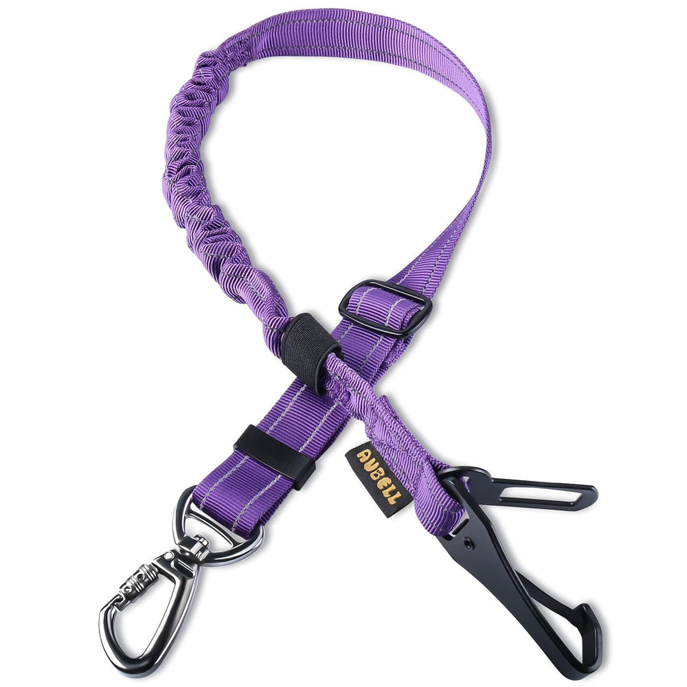 AUBELL Ceinture chien sécurité voiture 3-en-1 fixée sur siège pour voyage sûr