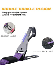 AUBELL Mousqueton 360° rotatif en acier inoxydable, sécurité renforcée
