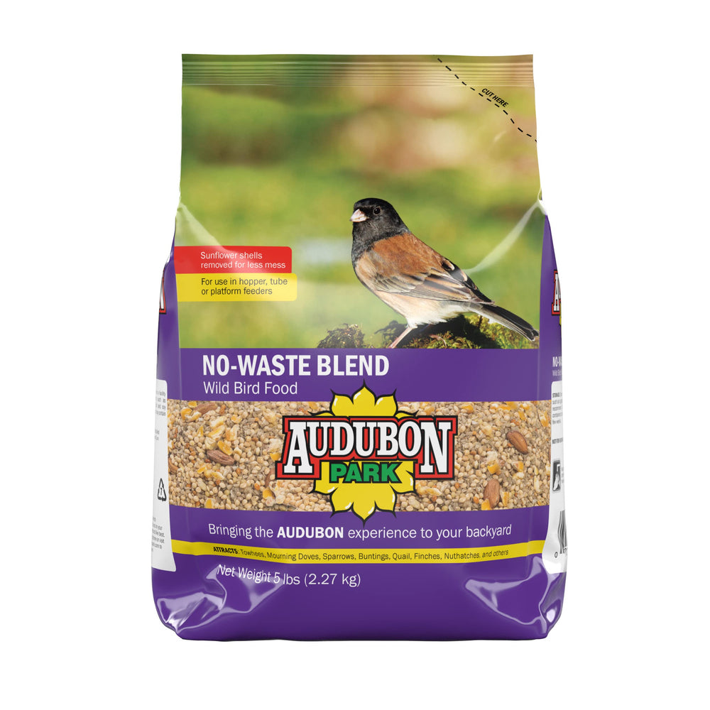Audubon Park Mélange Sans Déchets, sac refermable, pour une mangeoire propre