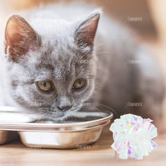 Boules crinkle AUEAR, matériau Mylar brillant, stimulation ludique