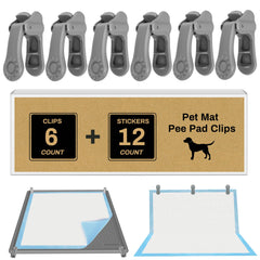 AUFORPET clip-mur-verrouillable-épais: fixation fiable du tapis jetable.