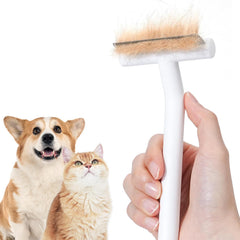 Brosse démêlage Aumuca pour chat au pelage court, douceur et efficacité.