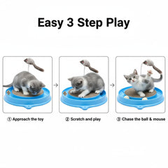 AUOON piste-balle-ronde, balle roulante pour jeu actif et exercice.
