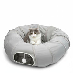 AUOON tunnel-chat-nid-donut: repos douillet pour chats d'intérieur.