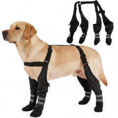 AuraPaw bottes chien systeme de sangles reglables assurant un maintien securise.
