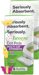 Aurora Pet Tidy Cat Breeze: coussinets absorbants pour plusieurs chats, absorption efficace.