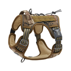 AUROTH harnais tactique désert camo pour chien – ajustement rapide et sécurité.