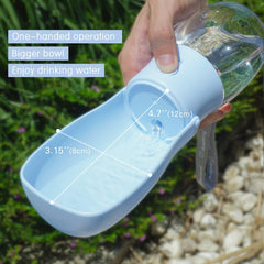 AVALORA: bouteille d'eau pliable pour chat, facile à transporter en sortie.