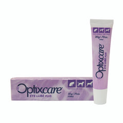 Optixcare Aventix: gel-lubrifiant oculaire 20 g en flacon, soulage potentiellement l'inconfort des yeux secs des animaux.