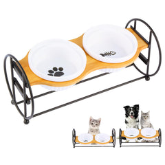 Bol chat inclinable Avestrel 15° pour une posture d'alimentation confortable.