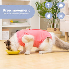 Avont combinaison recuperation chat modal douceur : tissu respirant et confortable