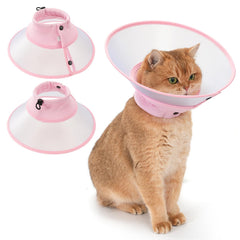 Avont cône ajustable pour chat assure un confort pendant la récupération.