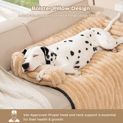 Avont tapis-chien avec housse amovible et lavable pour entretien facile.