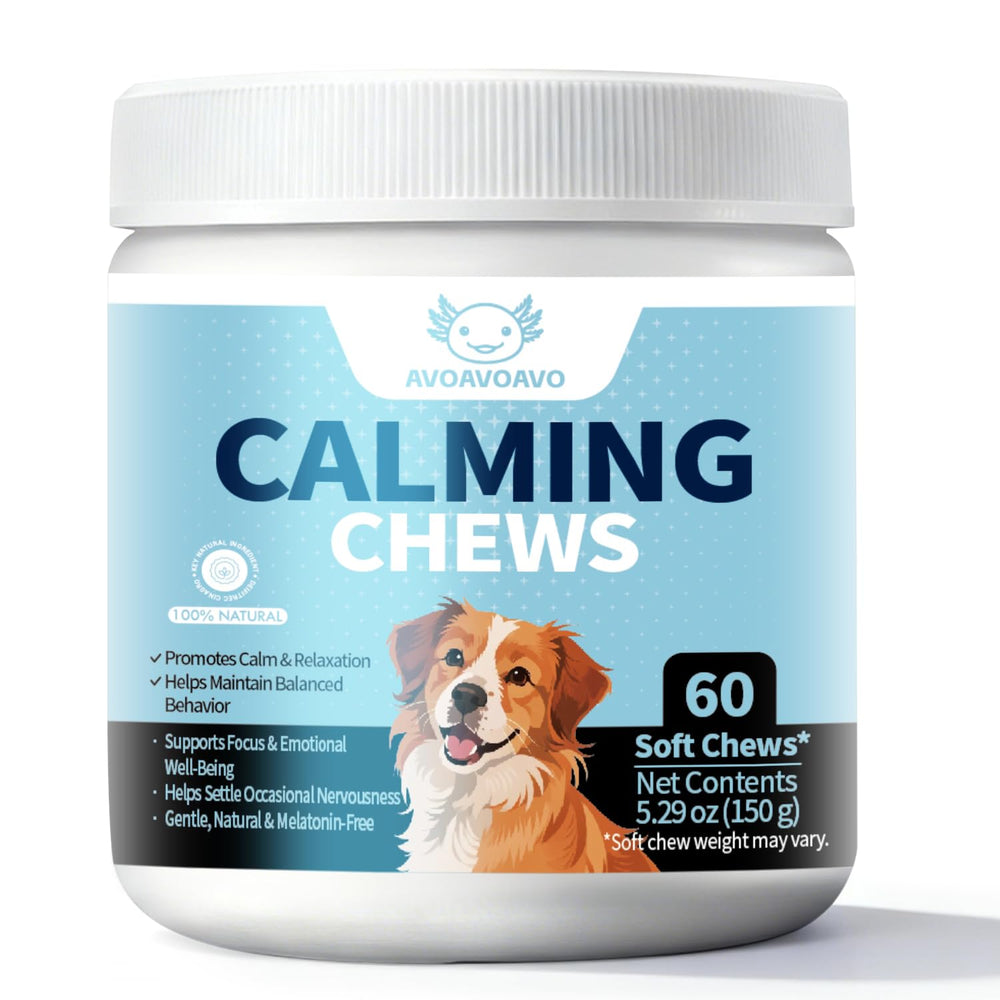 Friandises apaisantes AVOAVOAVO pour chien – apportent calme et moment de détente.