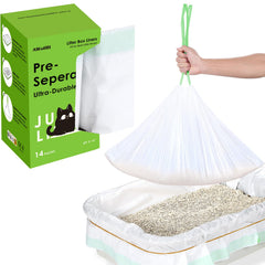 AWoHH sacs litière grand format avec dispenser, pratique et rapide à sortir