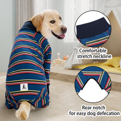 Axcimond Combinaison Recovery Chien boucles abdomen reglables facilitant les déplacements