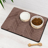 Tapis Ayiashiab pour nourriture chien absorbant, repas propres et secs.