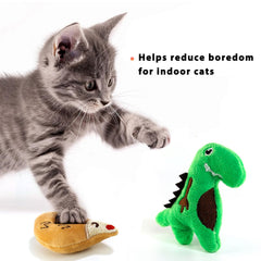 AZOFFYIU jouet-chat aubergine, couleur vive pour éveiller la curiosité.