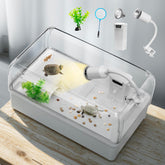 AZV kit démarrage habitat tortue, vue 360 claire pour surveiller facilement votre tortue.