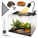 AZV Terrarium: image de l’ensemble huit-accessoires, prêt à démarrer.