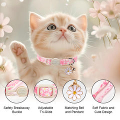 Collier Babole Pet avec clochette métallique pour repérer le chat.
