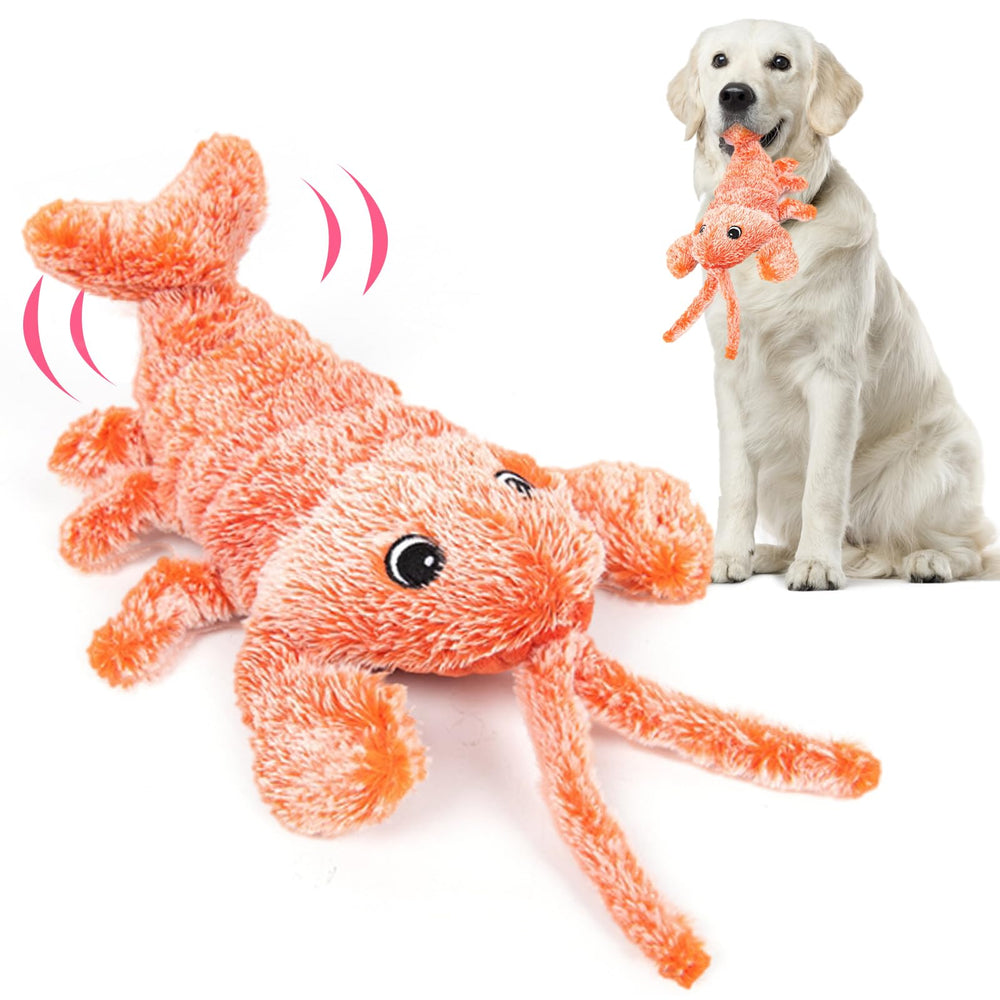 BABORUI: jouet homard interactif en mouvement pour stimuler l'activité canine.