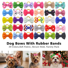 Babymatch noeud-chien-petit vert, touche ludique pour chiot en balade.