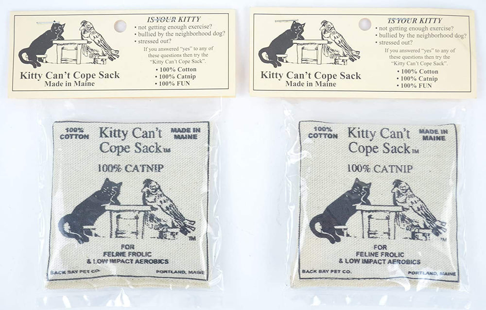 Back Bay Pet sac-jouet-chat en coton pour stimuler l'activité et le jeu du chat.