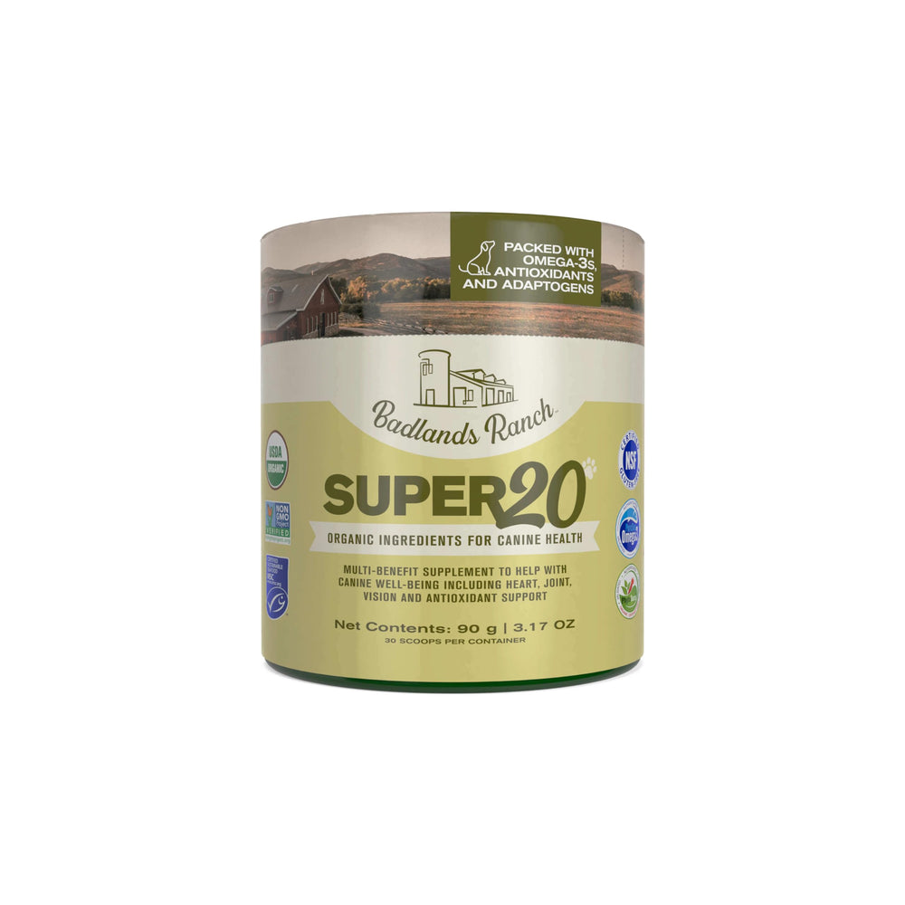 Badlands Ranch Super20 – bouteille-dose: administration facile pour les chiens