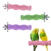 Baeruuss pierres d'affûtage bec résine, trio coloré, pour perroquet, entretien naturel.