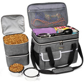 BAGLHER sac voyage chiens et chats double couche, pratique pour tout organiser en voyage.