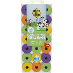Sacs Bags On Board solides pour crotte de chien, protection hygiénique lors des promenades.