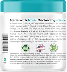 Balanced Breed Probiotics: gommes pour chien, confort digestif quotidien.