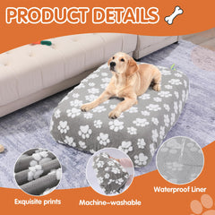BALAPET housse dimensions 36x27x6 pour lit chien, ajuste confort