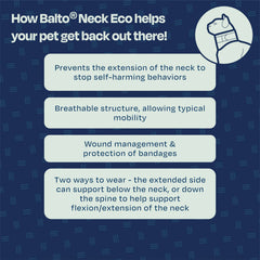 Balto Neck Eco ajustable assure un maintien sûr et confortable