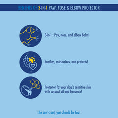 Banana Boat balme patte – protection hydratante pour les pattes exposées.